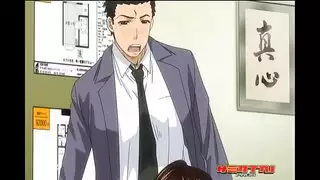 أنيمي إكس إكس إكس: مدير يسيطر ويضاجع موظفته في المكتب
